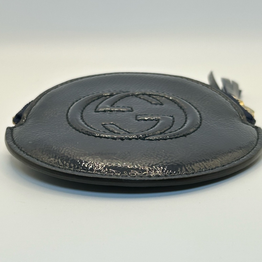 Gucci Midnight Blue Leather Pouch - Picture 8 of 13